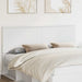 Tăblie cap cu headboard Alb 180 cm Lemn compozit - WALTI WALTI