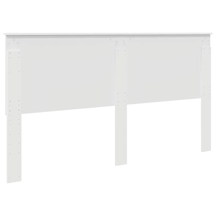 Tăblie cap cu headboard Alb 180 cm Lemn compozit - WALTI WALTI