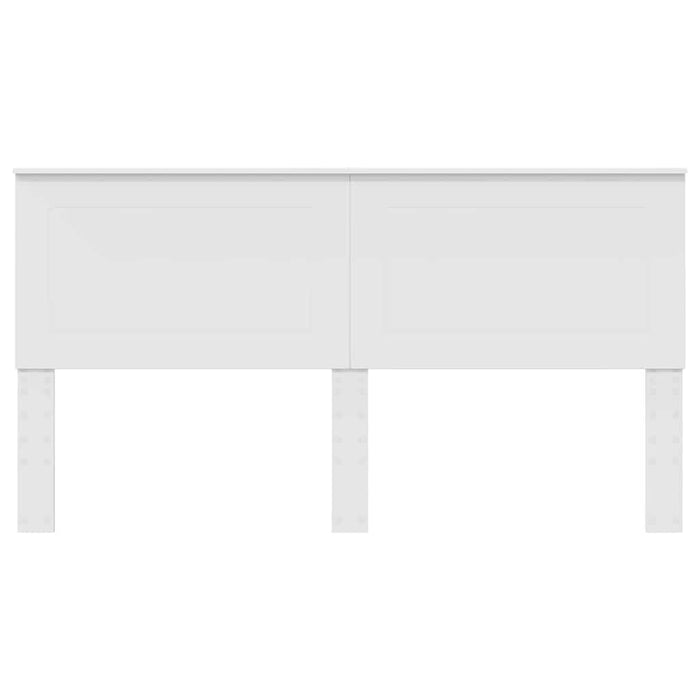 Tăblie cap cu headboard Alb 180 cm Lemn compozit - WALTI WALTI