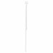 Tăblie cap cu headboard Alb 180 cm Lemn compozit - WALTI WALTI