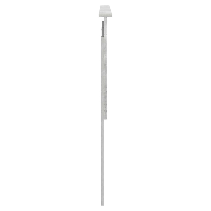 Tăblie cap cu headboard Gri din beton 180 cm Lemn compozit - WALTI WALTI