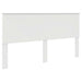 Tăblie cap cu headboard Alb lucios 180 cm Lemn compozit - WALTI WALTI