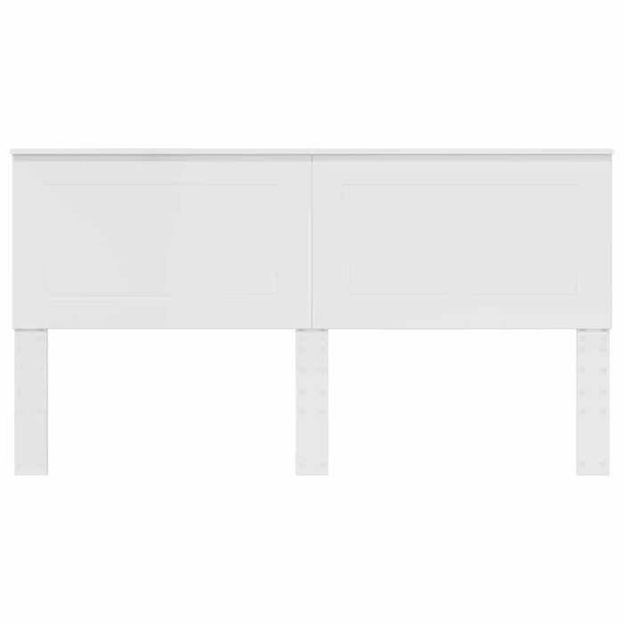 Tăblie cap cu headboard Alb lucios 180 cm Lemn compozit - WALTI WALTI