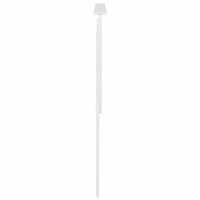 Tăblie cap cu headboard Alb lucios 180 cm Lemn compozit - WALTI WALTI