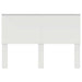 Tăblie cap cu headboard Alb 160 cm Lemn compozit - WALTI WALTI