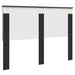 Tăblie cap cu headboard Stejar Negru 160 cm Lemn compozit - WALTI WALTI