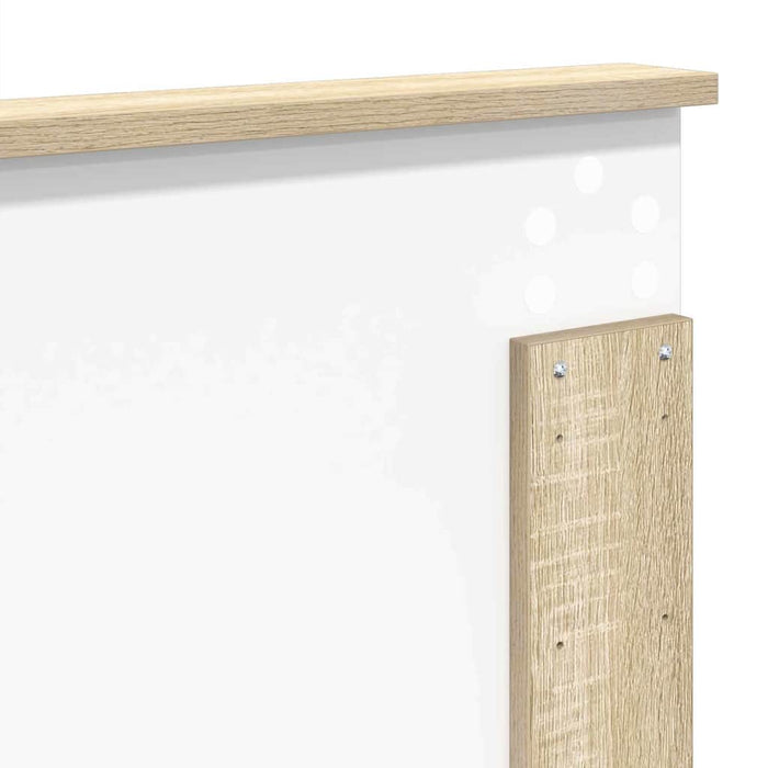 Tăblie cap cu headboard Stejar Sonoma 160 cm Lemn compozit - WALTI WALTI
