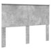 Tăblie cap cu headboard Gri din beton 160 cm Lemn compozit - WALTI WALTI