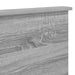 Tăblie cap cu headboard Gri Sonoma 160 cm Lemn compozit - WALTI WALTI