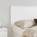 Tăblie cap cu headboard Alb 150 cm Lemn compozit - WALTI WALTI