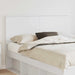 Tăblie cap cu headboard Alb 150 cm Lemn compozit - WALTI WALTI