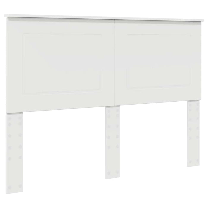 Tăblie cap cu headboard Alb 150 cm Lemn compozit - WALTI WALTI