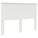 Tăblie cap cu headboard Alb 150 cm Lemn compozit - WALTI WALTI