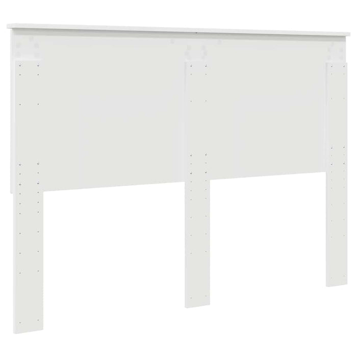 Tăblie cap cu headboard Alb 150 cm Lemn compozit - WALTI WALTI