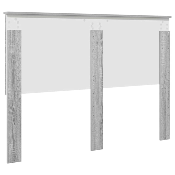 Tăblie cap cu headboard Gri Sonoma 150 cm Lemn compozit - WALTI WALTI