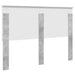 Tăblie cap cu headboard Gri din beton 140 cm Lemn compozit - WALTI WALTI