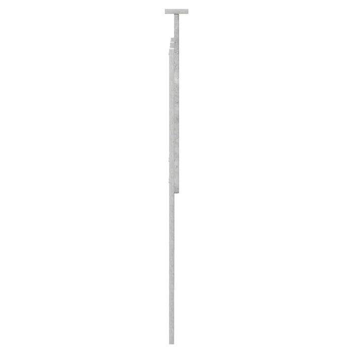 Tăblie cap cu headboard Gri din beton 140 cm Lemn compozit - WALTI WALTI