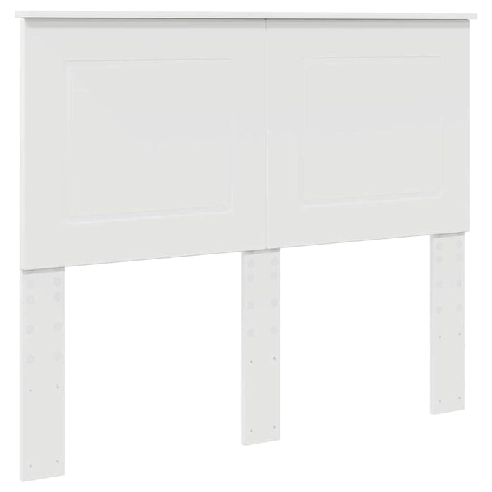Tăblie cap cu headboard Alb 135 cm Lemn compozit - WALTI WALTI