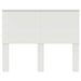 Tăblie cap cu headboard Alb 135 cm Lemn compozit - WALTI WALTI