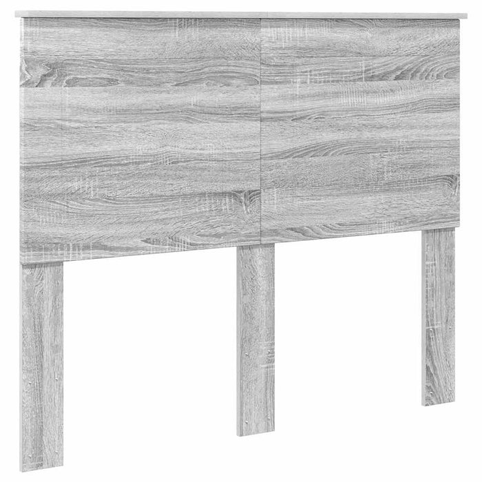 Tăblie cap cu headboard Gri Sonoma 135 cm Lemn compozit - WALTI WALTI