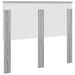 Tăblie cap cu headboard Gri Sonoma 135 cm Lemn compozit - WALTI WALTI