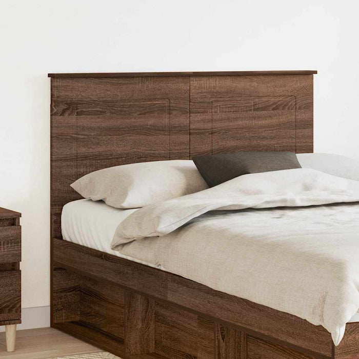Tăblie cap cu headboard Stejar închis 135 cm Lemn compozit - WALTI WALTI