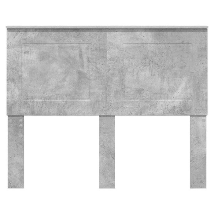 Tăblie cap cu headboard Gri din beton 120 cm Lemn compozit - WALTI WALTI