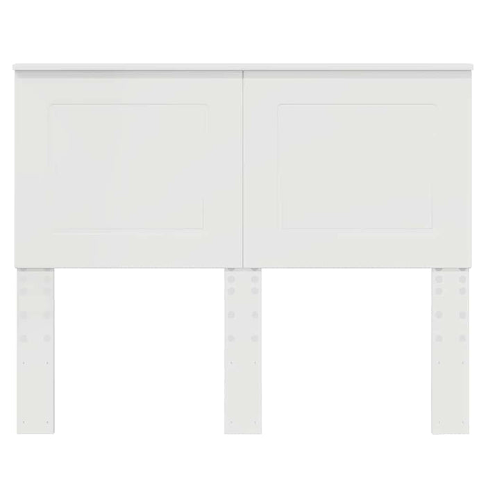 Tăblie cap cu headboard Alb lucios 120 cm Lemn compozit - WALTI WALTI
