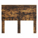 Tăblie cap cu headboard Stejar fumuriu 120 cm Lemn compozit - WALTI WALTI