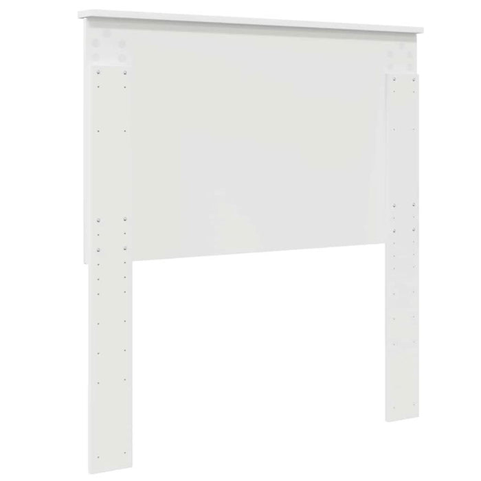 Tăblie cap cu headboard Alb 100 cm Lemn compozit - WALTI WALTI