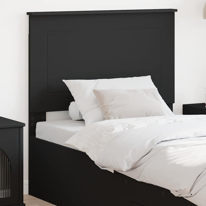 Tăblie cap cu headboard Stejar Negru 100 cm Lemn compozit - WALTI WALTI