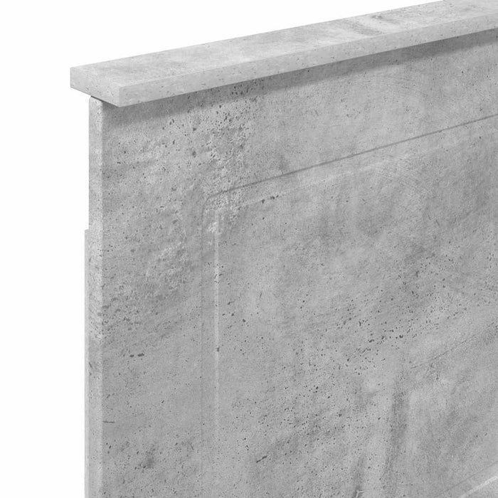 Tăblie cap cu headboard Gri din beton 100 cm Lemn compozit - WALTI WALTI