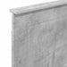 Tăblie cap cu headboard Gri din beton 100 cm Lemn compozit - WALTI WALTI