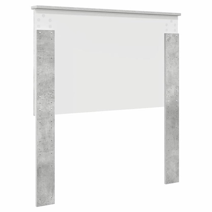 Tăblie cap cu headboard Gri din beton 100 cm Lemn compozit - WALTI WALTI