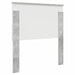 Tăblie cap cu headboard Gri din beton 100 cm Lemn compozit - WALTI WALTI