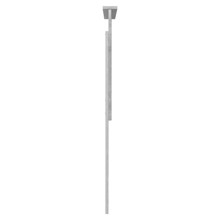 Tăblie cap cu headboard Gri din beton 100 cm Lemn compozit - WALTI WALTI