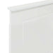 Tăblie cap cu headboard Alb lucios 100 cm Lemn compozit - WALTI WALTI