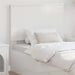Tăblie cap cu headboard Alb lucios 100 cm Lemn compozit - WALTI WALTI