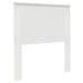 Tăblie cap cu headboard Alb lucios 100 cm Lemn compozit - WALTI WALTI