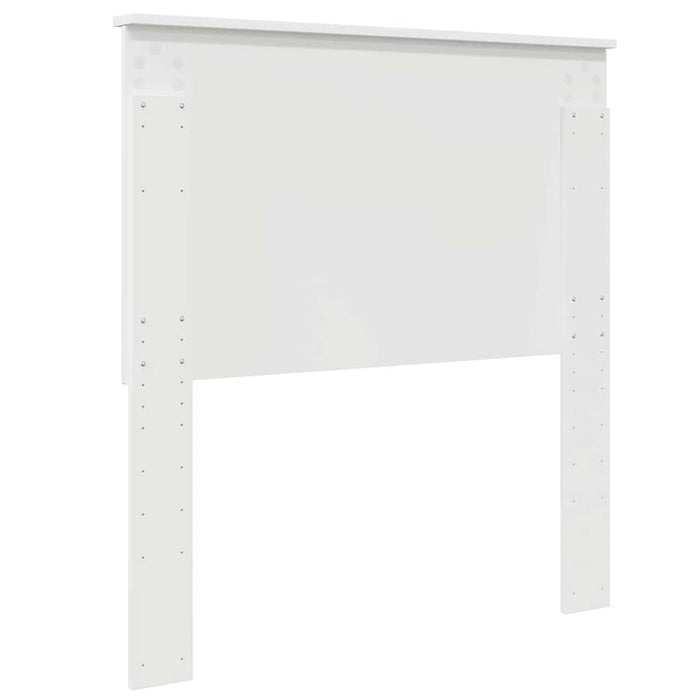 Tăblie cap cu headboard Alb 90 cm Lemn compozit - WALTI WALTI
