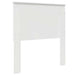 Tăblie cap cu headboard Alb 90 cm Lemn compozit - WALTI WALTI