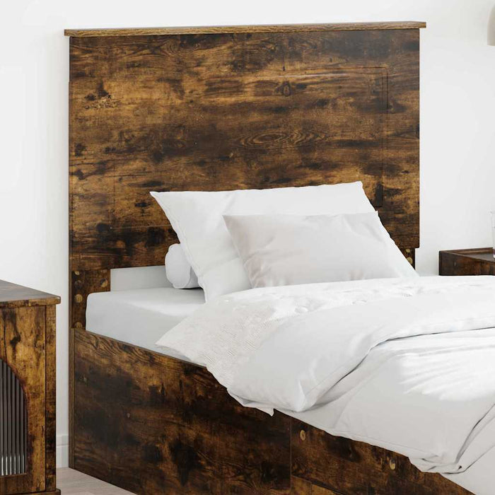 Tăblie cap cu headboard Stejar fumuriu 90 cm Lemn compozit - WALTI WALTI