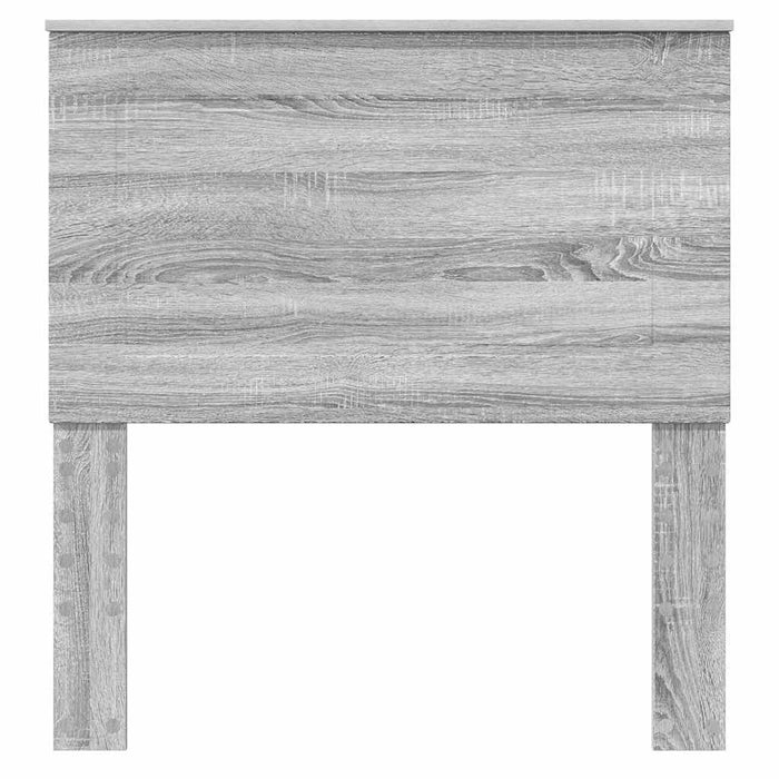 Tăblie cap cu headboard Gri Sonoma 90 cm Lemn compozit - WALTI WALTI