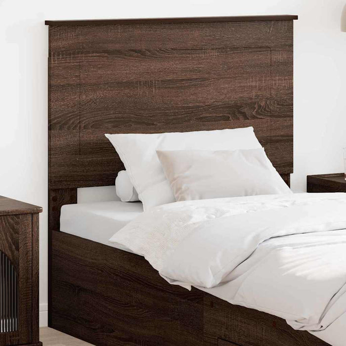Tăblie cap cu headboard Stejar închis 90 cm Lemn compozit - WALTI WALTI