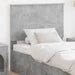 Tăblie cap cu headboard Gri din beton 80 cm Lemn compozit - WALTI WALTI