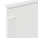 Tăblie cap cu headboard Alb lucios 80 cm Lemn compozit - WALTI WALTI