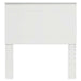 Tăblie cap cu headboard Alb lucios 80 cm Lemn compozit - WALTI WALTI