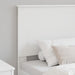 Tăblie cap cu headboard Alb 75 cm Lemn compozit - WALTI WALTI