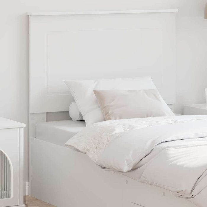 Tăblie cap cu headboard Alb 75 cm Lemn compozit - WALTI WALTI