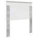 Tăblie cap cu headboard Gri din beton 75 cm Lemn compozit - WALTI WALTI